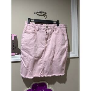 Jen7 Pink Pencil Skirt